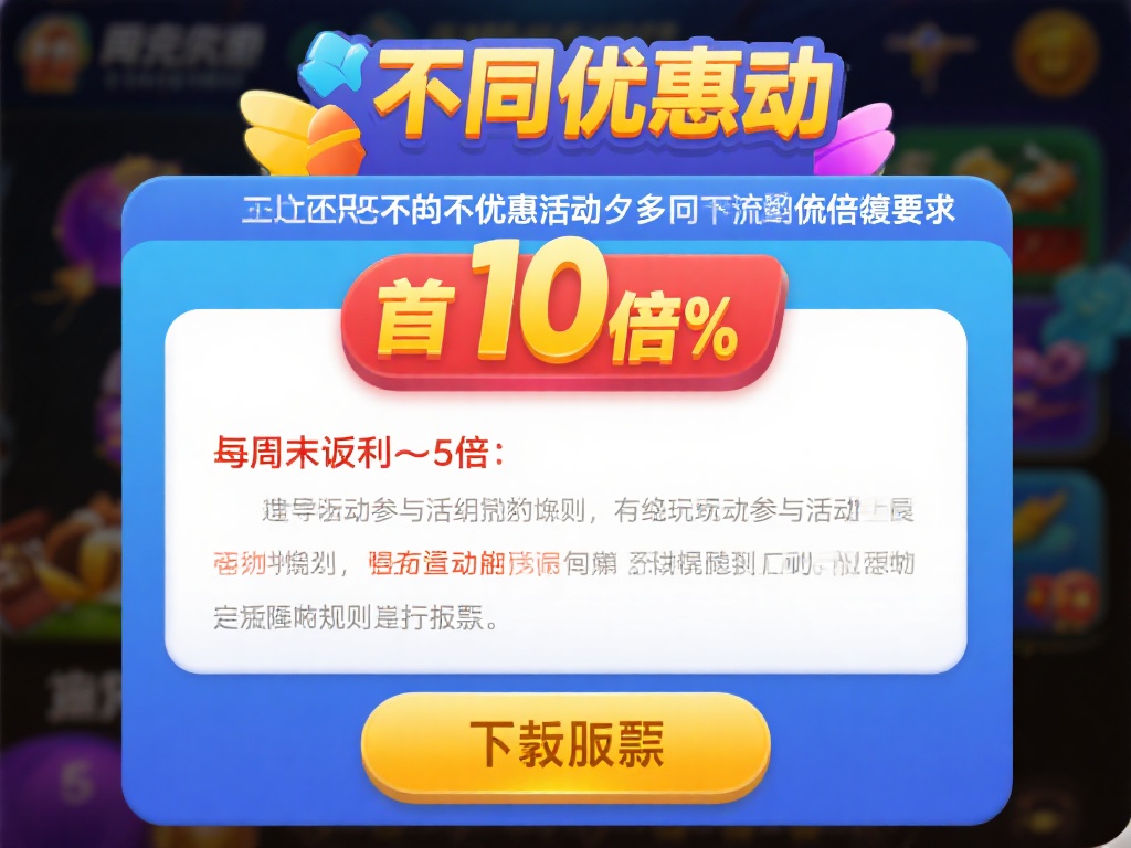 此外，不同的优惠活动可能有不同的流水倍数要求。例如